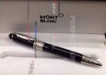 Perfect Replica Daniel Defoe Writers Edition black and silver Ballpoint Pen - Copy Montblanc